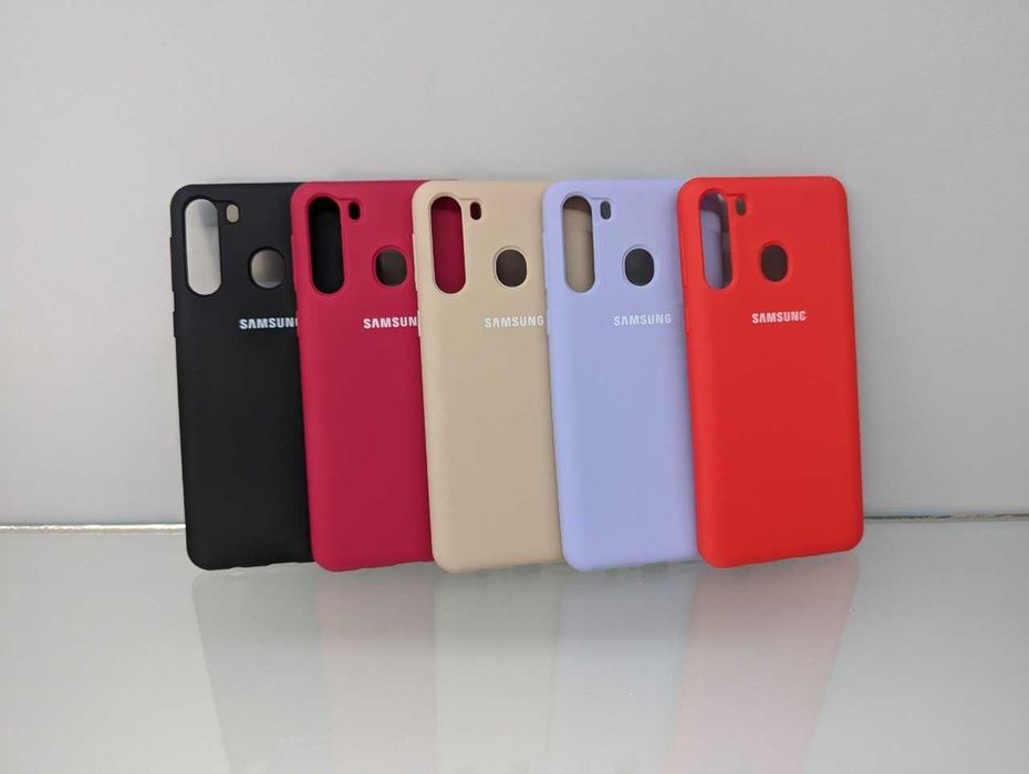 Samsung Galaxy A21 Противоударный чехол  софт тач