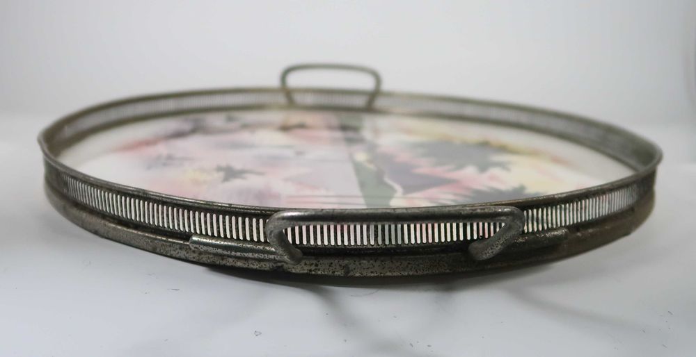 Grande Bandeja Majólica Alemã - 53 cm