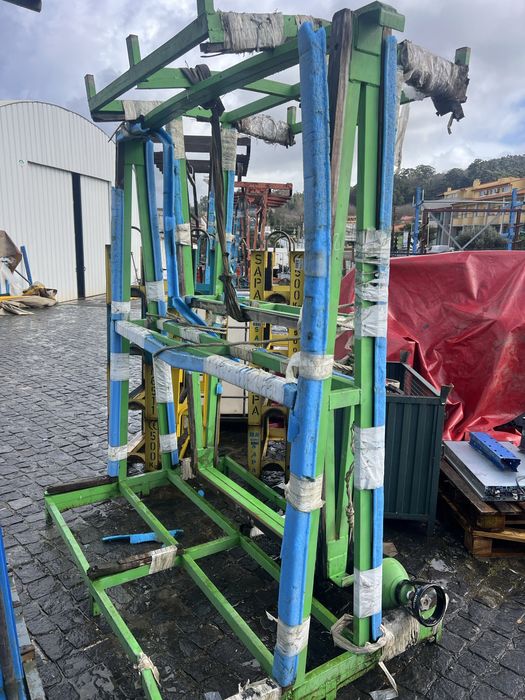 Cavaletes carrinhos para aluminio