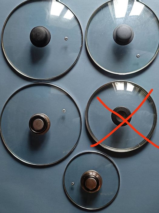 Стеклянные крышки для кастрюль и сковородок