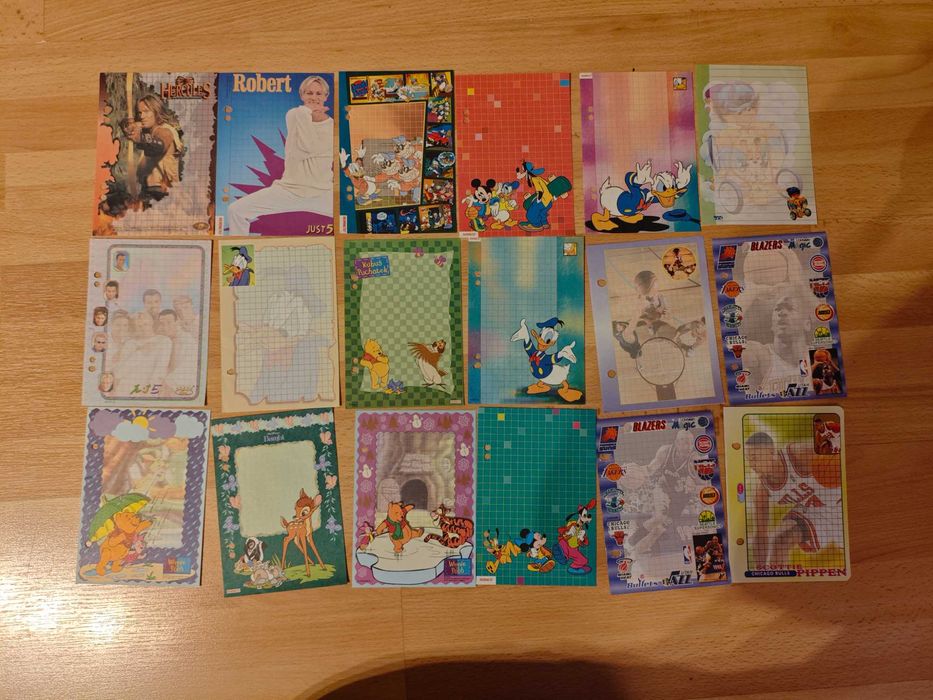 karteczki do segregatora- zestaw ponad 250 sztuk