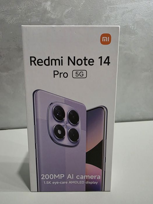 Новий запакований Xiaomi Redmi Note 14 Pro 5G 8/256GB midnight black