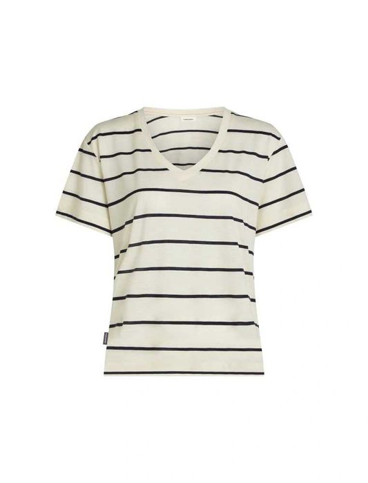 Koszulka damska merino Icebreaker 150 Tech Lite SS Relax V Neck r.S