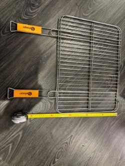 Grelha para churrasqueira retangular 50x38 cm Somagic