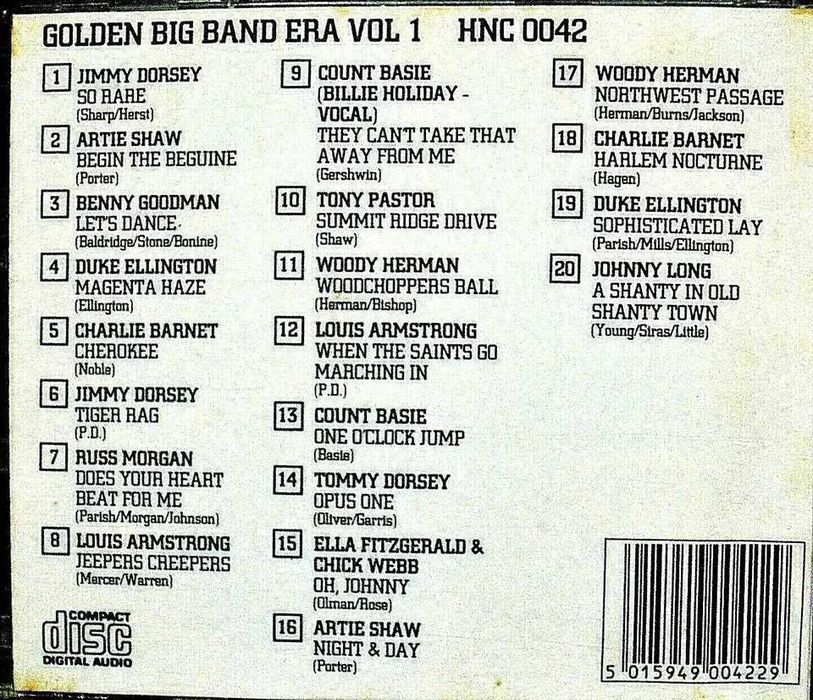 Golden Big Band Era - Vol. 1 - CD