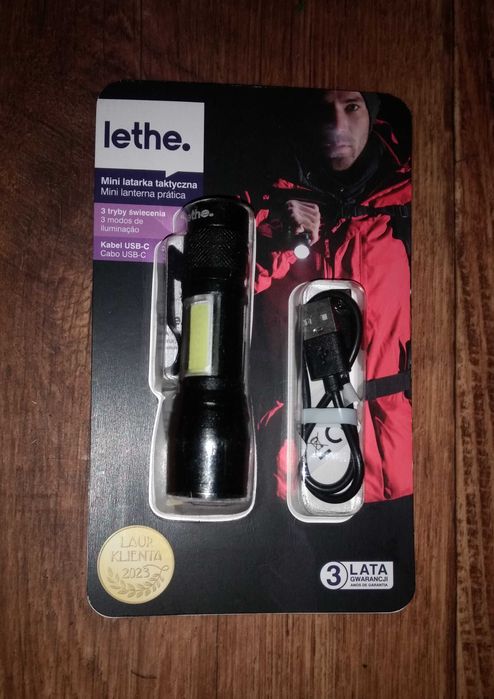 Latarka taktyczna na USB do domu podróży samochodu