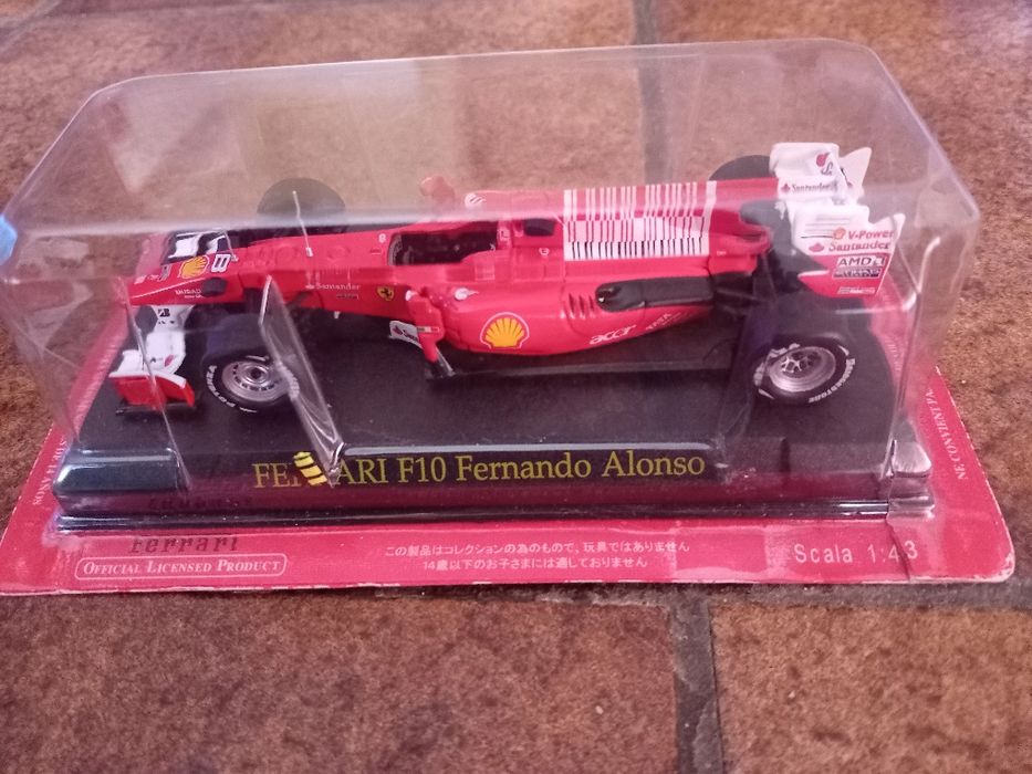Miniaturas Ferrari F1,  F 126 C2 + F2005 + F10 × F412T2 (ver fotos)