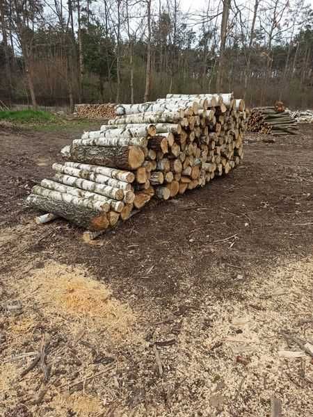 Drewno Kominkowe / Opałowe BRZOZA , DĄB  pocięte / połupane  do pieca