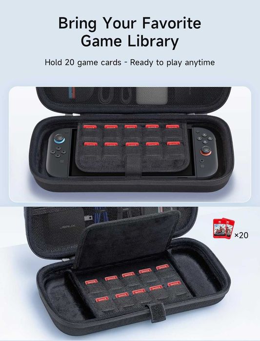Futerał do przenoszenia kompatybilny z Nintendo Switch 2 (2025)