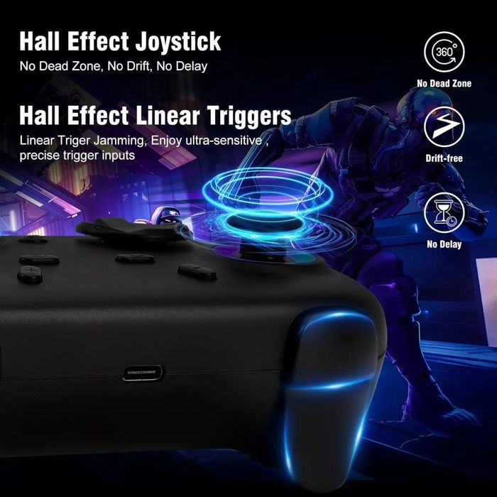 Kontroler DuLingKer PC - Bezprzewodowy Kontroler do Gier z RGB