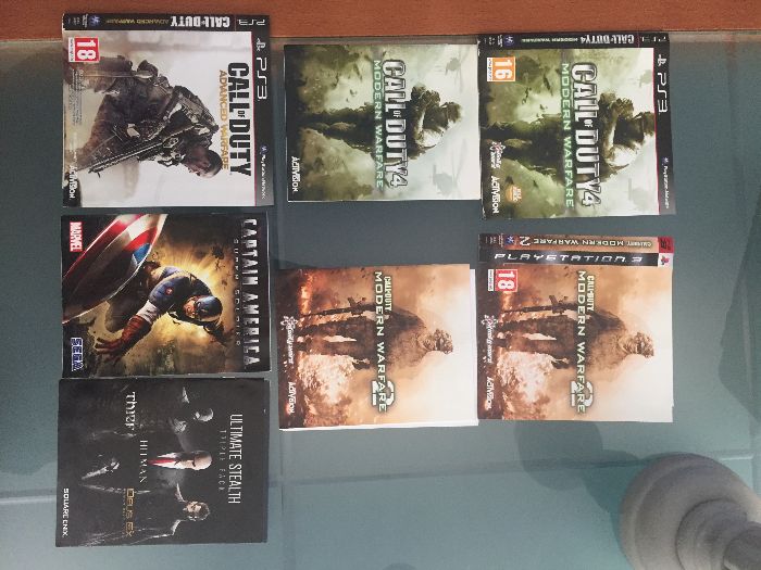 LOTE Capas e manuais (troca)