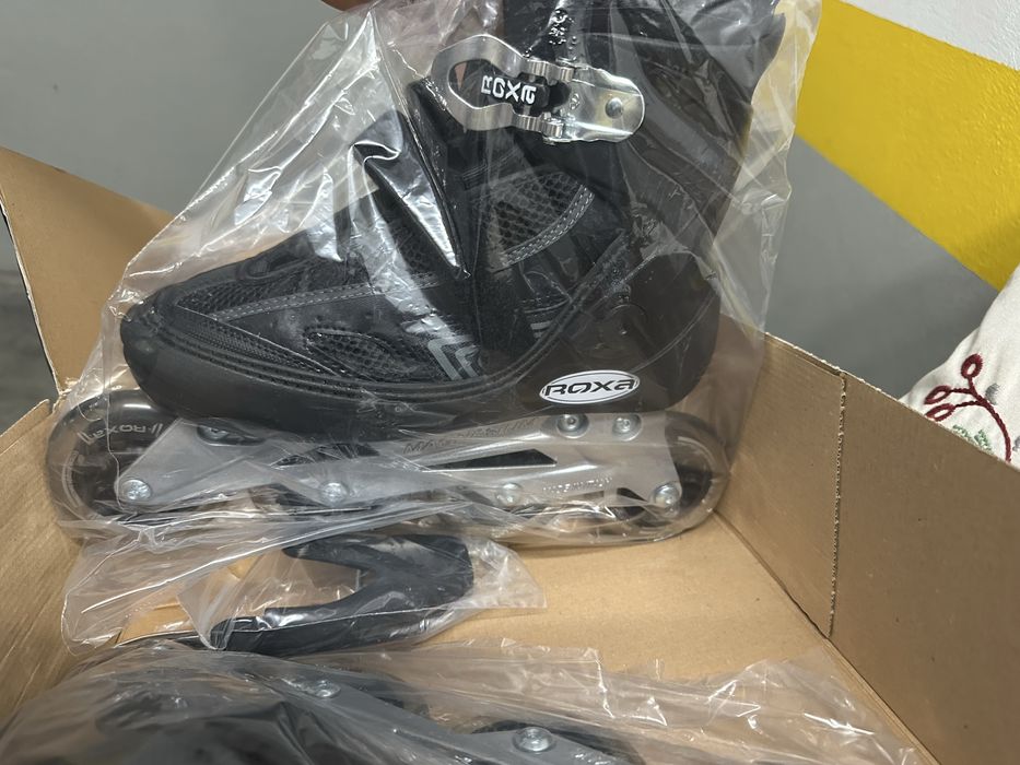 Patins em linha n42 - roxa we fit - novos. estrear -