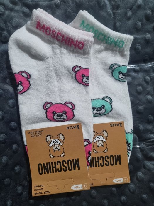 Skarpety stópki 36 - 40 2 szt skarpetki Moschino