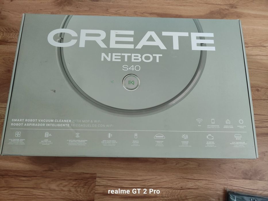 Robot sprzątający, odkurzacz myjący,Create Notbot S40 -użyty raz