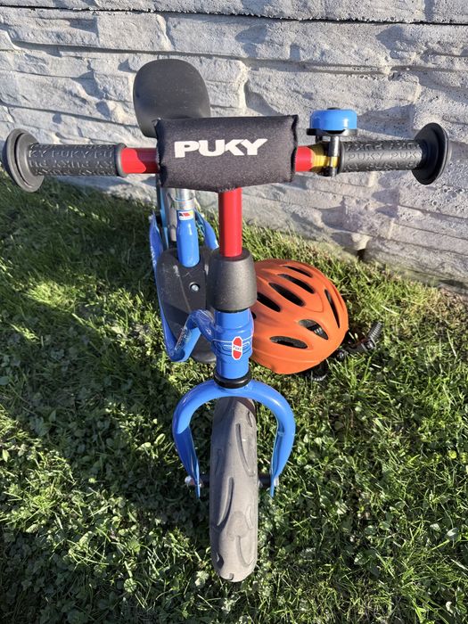 Rower biegowy Puky LR M 8" niebieski + kask S (48-52)