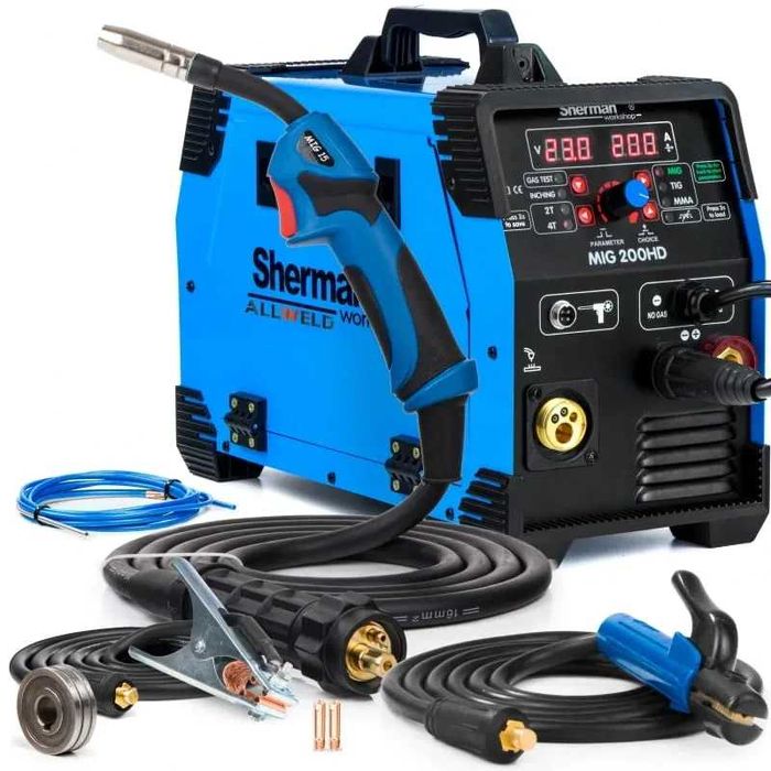 Máquina de Soldar Multiprocessos Sherman MIG 200 HD