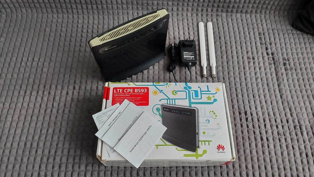 Router bezprzewodowy WiFi Huawei LTE CPE B593 na kartę SIM bez simlock