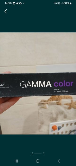 Gamma , Erayba 9.22. Фарба для волосся.