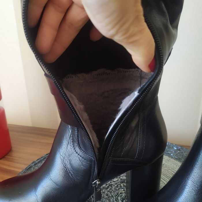 Новые кожаные сапоги Giardini еврозима