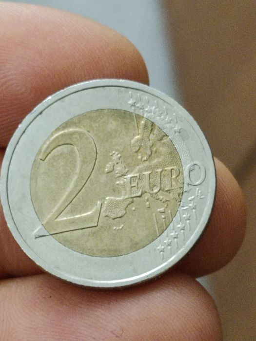 Moeda 2 € Mónaco 2022 e 2019