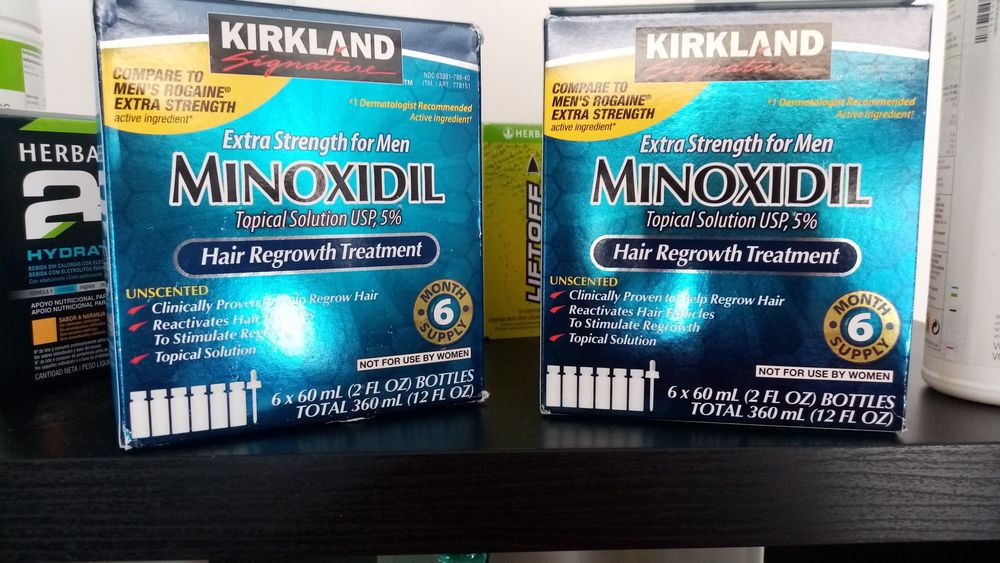 Minoxidil +dermaroller