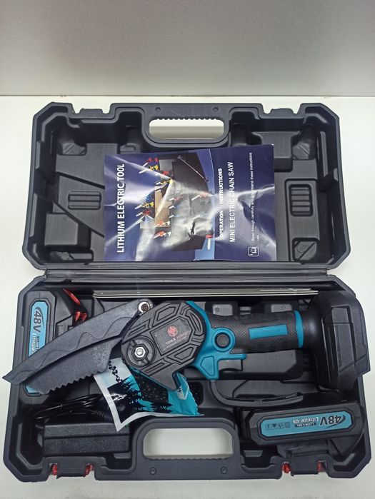 Piła Łańcuchowa Akumulatorowa 8cali 2 baterie 21V