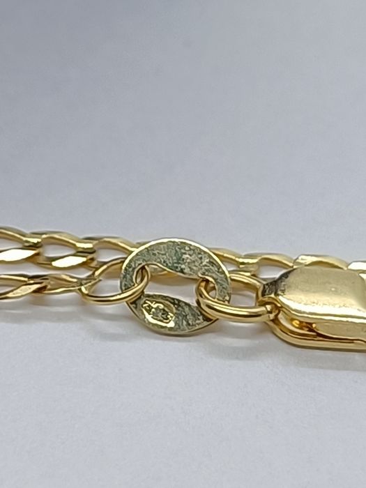 Łańcuszek pancerka ze złota, złoto pr 585