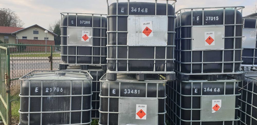 Zbiornik 1000l IBC Mauser na deszczówkę wodę na subst. płynne używany