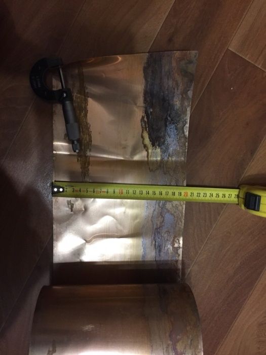 Лист бронзовый