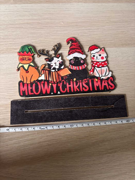 Decoração de Natal – Gatinhos Festivos “Meowy Christmas”