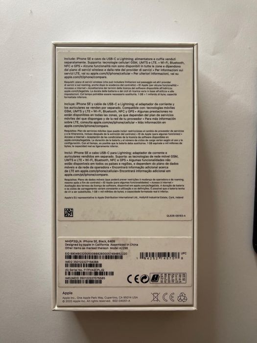 iPhone SE 2020 COMO NOVO