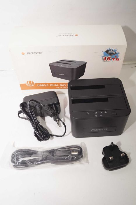 1366 FIDECO YPZ04-S4-U3 Stacja dokująca 2x HDD USB 3.0 2,5" SATA