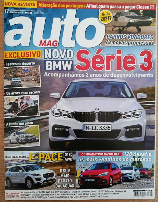Revista Carros & Motores e Auto de 2018 - BMW Série 3