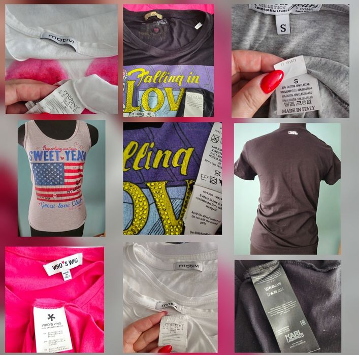Футболка Karl Lagerfeld Zara Dsquared2, Philipp plein хлопок