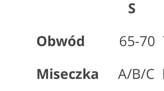 Nowa z metkami Biustonosz Stanik Braletka Czarny MORAJ S