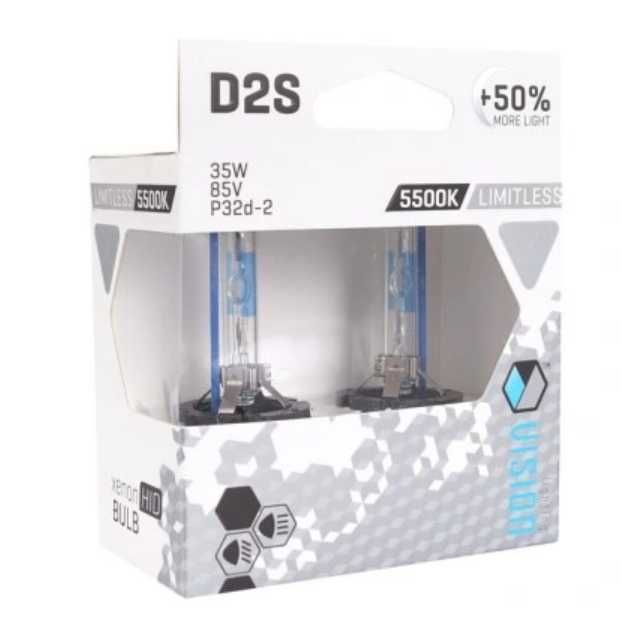 Żarówki żarniki VISION D2S 5500K 85V 35W +50% KPL