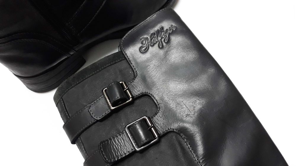 ~60% świetne solidne stylowe kozaki TOMMY HILFIGER 37 jak NOWE