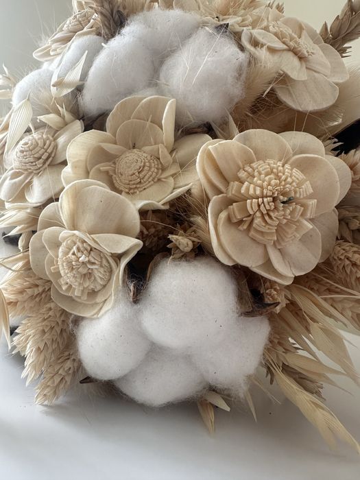 Весільний букет + бутоньєрка