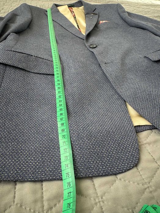 Чоловічий синьо-сірий костюм італійської фірми GIOTELLI