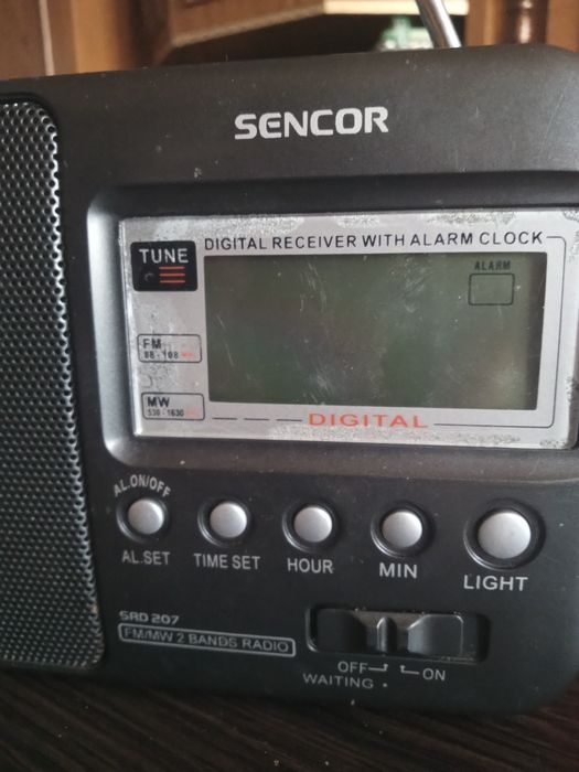 Radio Sencor sprawne brak kabla zasilajacego