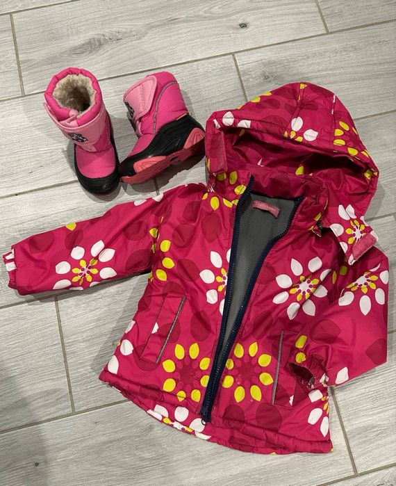 Зимова куртка для дівчинки 86-92 розмір