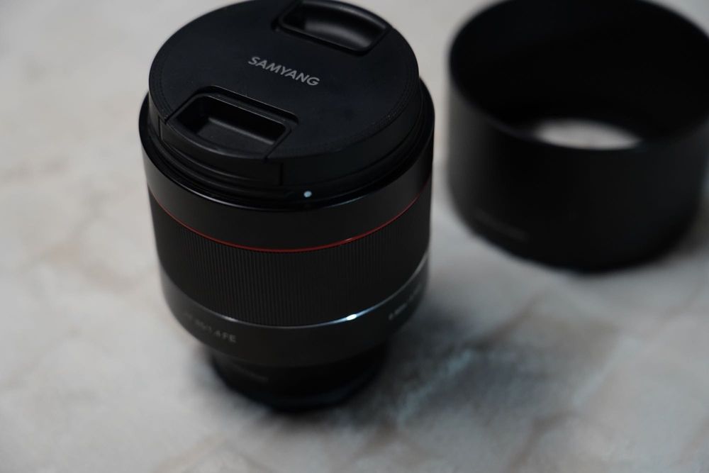 Samyang 85mm 1.4 (sony) como nova