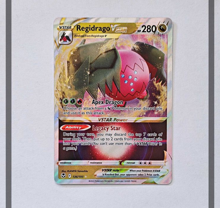 Regidrago Vstar 136/195 SIT Pokemon ENG-NM