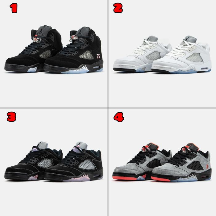 БЕЗ ПЕРЕДПЛАТИ‼️Кросівки Nike Air Jordan 5, Джордан 5 / 36-46, ПРЕМІУМ