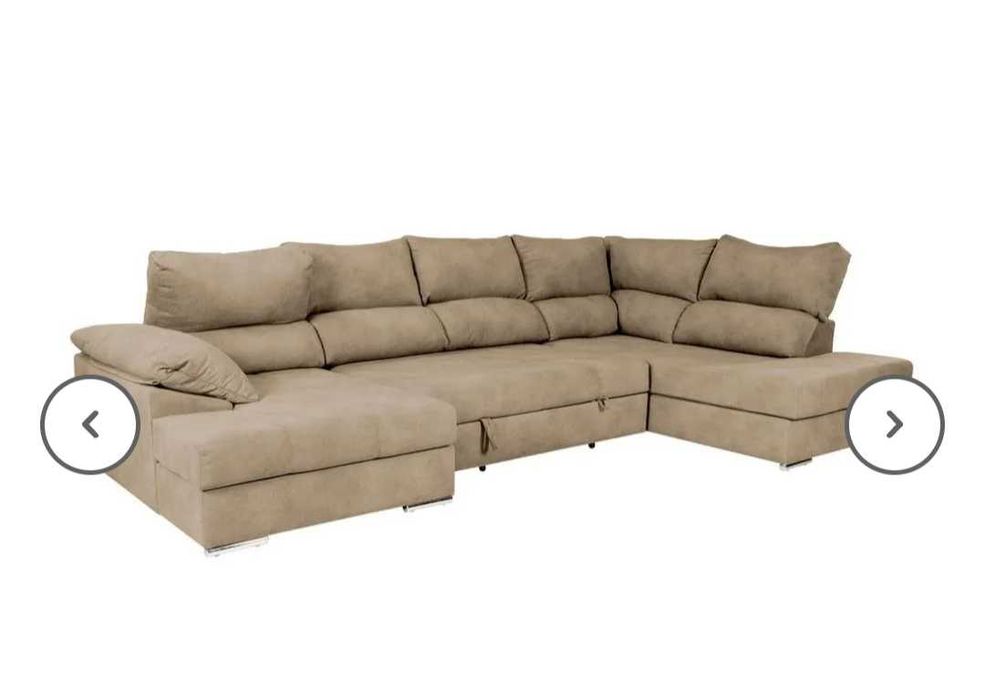Sofá cama com 2 chaises