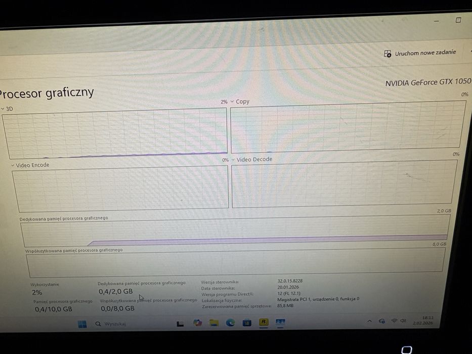 Karta graficzna GTX 1050 2gb