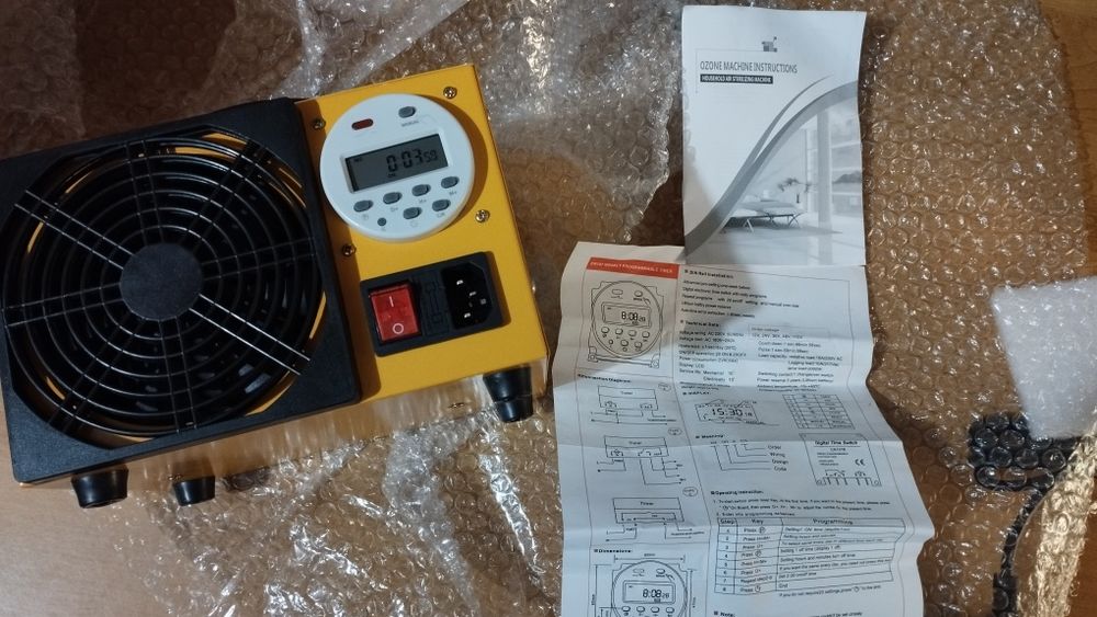 Ozonator generator ozonu max 60g/h dezynfekcja odgrzybianie z timerem