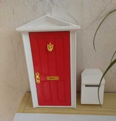 Świąteczny Zestaw Drzwi Elfa - Element Dekoracji Bożonarodzeniowej