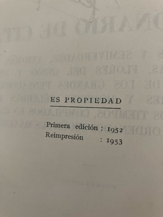 Diccionario de citas de 1953 autor C.Goicoechea