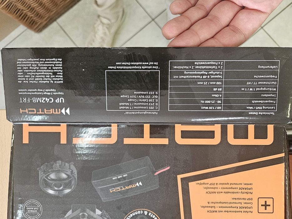 Głośniki Match up c42mb-frt